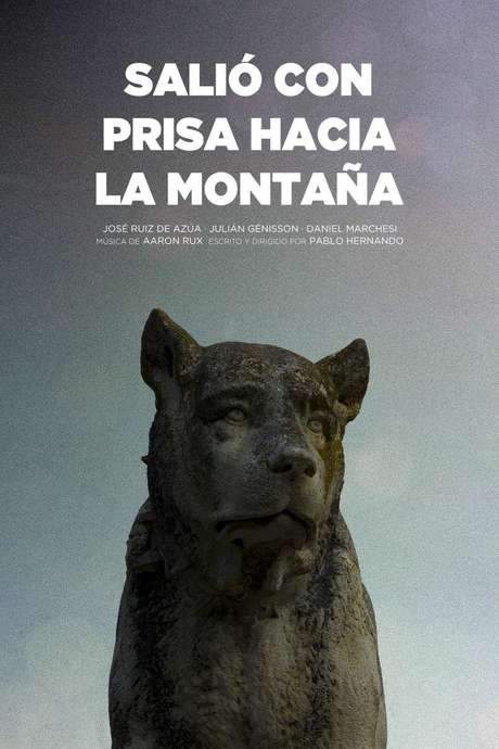 Salió con prisa hacia la montaña